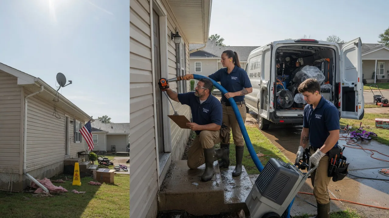 Ceiling Water Damage Restoration in Matthews, IN near me